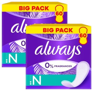 Always Daily Fresh Normal hygienická vložka 2x60ks 135109880