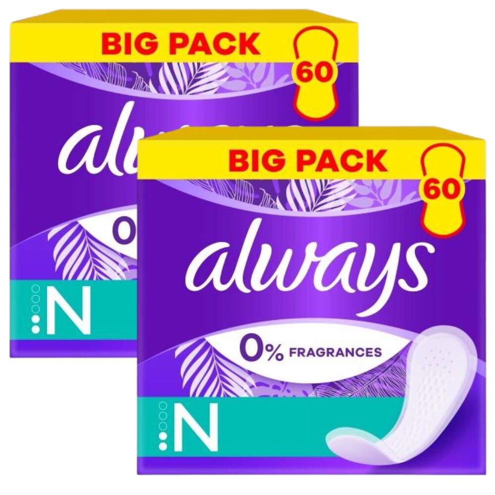 Always Daily Fresh Normal Tisztasági betét 2x60db