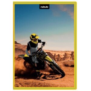 Motocross füzetbox A/4, hullámkarton, gazdaságos kivitel, Nebulo 135128148 - Nebulo