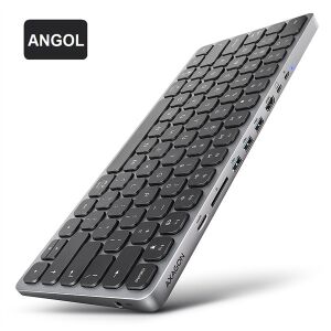 AXAGON HMC-KB-US Angol billentyűzet és hub 135128477 - AXAGON