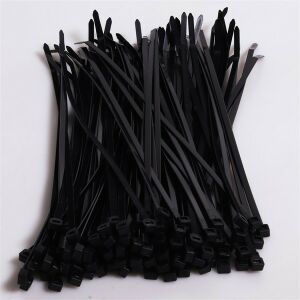 Iris Electric 100 db fekete 200x2,5mm kábelkötegelő, gyorskötöző, kötegelő, UV álló 135128688 - Iris