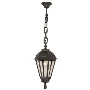 Fumagalli SICHEM/SALEM E27 fekete kültéri függeszték 135129550 - Kültéri függeszték
