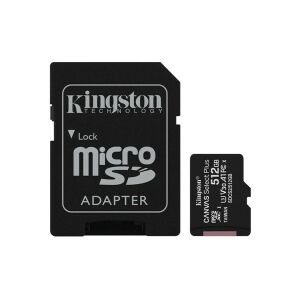 Kingston Canvas Select Plus 512GB MicroSD kártya adapterrel 135130327 - Kingston