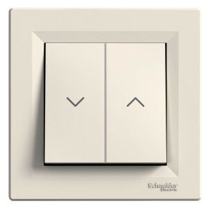 Schneider EPH1300123 ASFORA rugós bekötésű bézs redőnynyomó 135131129 - Schneider