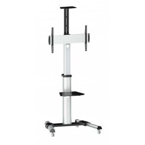 Sbox FS-446 37-70 hüvelykes ezüst görgős prezentációs állvány - Sbox