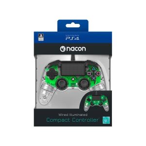 Nacon 2804956 Compact PS4 vezetékes átlátszó-halványzöld kontroller 135132661 - Nacon