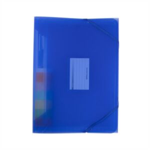 Office Depot 6 rekeszes áttetsző kék harmonika irattartó 135133499 - Harmonika mappa