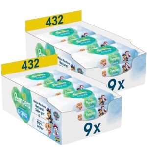 Pampers Harmonie Aqua Wet Wipes 18x48pcs 135111703