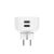 Hama 176612 Okos WiFi Konnektor 2 USB Porttal, Elölnézet
