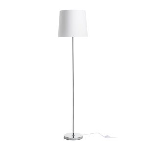 NYC/CONNY 35 állólámpa  Polycotton fehér/króm 230V LED E27 15W 135137777 - Állólámpa