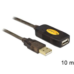 Delock 82446 USB 2.0 hosszabbító kábel, aktív 10m 135138280 - USB kábel