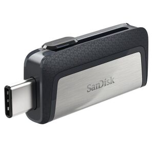 SanDisk Ultra Dual Drive Luxe USB Type-C - 128GB - Fekete/Ezüst 135141725 - Pendrive