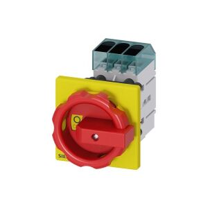 Siemens 3LD3054-0TK53 75kW panelre szerelhető piros-sárga főkapcsoló 135142176 - Siemens