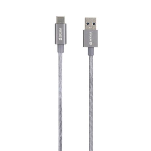 Skross USB-C-120-STEEL 1,2m USB/Type-C adat- és töltőkábel 135145554