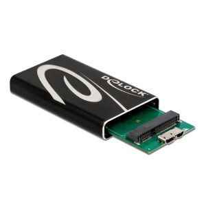 Delock SuperSpeed USB 3.2 mSATA SSD Külső Ház - Alumínium 135145737 - Delock