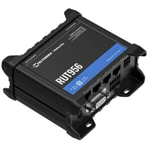 Teltonika RUT956 Ipari 4G/LTE Router - Dual SIM, 4 LAN port 135151575 - Wi-Fi router, adapter