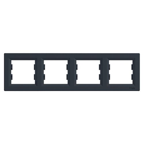 Schneider EPH5800471 ASFORA vízszintes antracit négyes keret 135157099