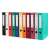 Assortment of Bluering® A4 ring binders in various colors, 5cm spine