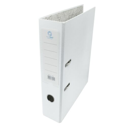 Bluering White A4 Lever Arch File Binder, 7.5cm spine