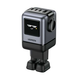 UGREEN Nexode RG (Robot GaN) 100W USB/3xUSB-C fekete hálózati töltő 135160018 - Ugreen