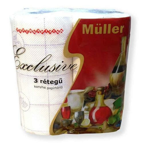 Müller Exclusive 3rétegű 2tekercs/csomag háztartási papírtörlő 135160341
