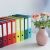 Colorful Blueling A4 lever arch files, 7.5cm spine, office supplies