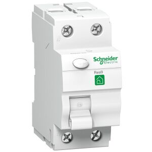 Schneider R9R11225 RESI9 AC osztály, 25A, 30mA 2 pólusú áram-védőkapcsoló 135166033 - Schneider