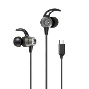 Stansson HE-105-BL USB Type-C fekete mikrofonos fülhallgató 135168618 - Stansson