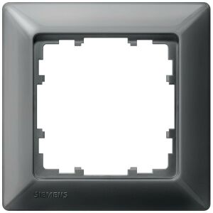 Siemens 5TG2551-6 DELTA LINE antracit 1-es keret 135170102 - Villanykapcsoló keret