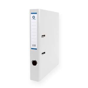 Bluering® prémium fehér A4 gyűrűs mappa 5cm gerinccel, PP borítással - Gyűrűs mappa