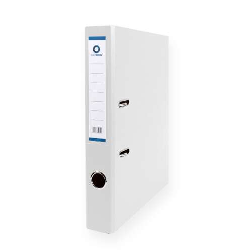 Bluering® prémium fehér A4 gyűrűs mappa 5cm gerinccel, PP borítással