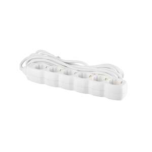 Distribuitor șase prize cu cablu de 5m desktop 10a 2300w
