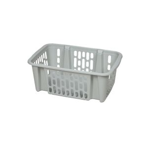FLAIR 61633 39,5x25,5x15 cm rakatolható világosszürke nagy kosár 135171583 - Tárolás & Rendszerezés