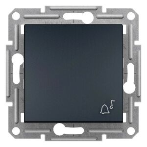 Schneider EPH0800171 ASFORA csengőjel/rugós bekötésű/antracit egypólusú nyomó 135171791 - Schneider