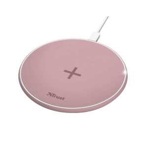 Trust Qylo vezeték nélküli QI töltő - 7.5/10W, rózsaszín 135172011 - Trust