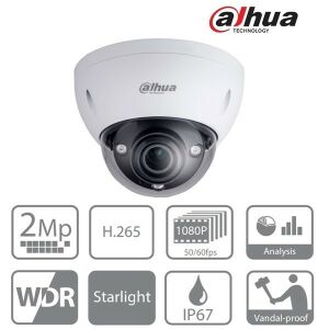 Dahua IPC-HDBW8232E-ZEH kültéri dome IP kamera, 2MP, vandálbiztos, IP67 - Dahua Biztonsági kamera