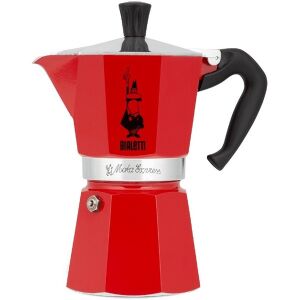 Bialetti Moka Express Piros Kotyogós Kávéfőző - 6 személyes 135173462 - Kotyogós kávéfőző