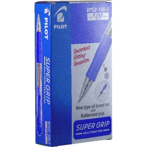 Pilot Super Grip 12 db/csomag kék golyóstoll 135175178