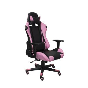 Iris GCH201PK fekete és rózsaszín gamer szék, ergonomikus kialakítás - Iris