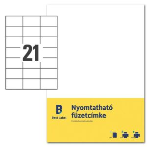 Avery ZF301-10 70x42,3mm nyomtatható fehér füzetcímke 135176943 - Füzetcímke