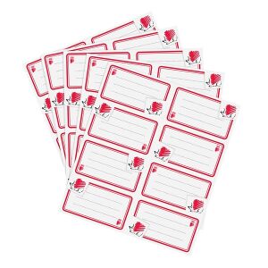 ICO Süni Füzetcímke - 40 db-os Öntapadós Címke 135178555 - Füzetcímke