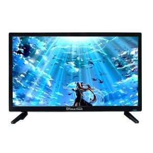 Dimarson 24 hüvelykes HD Ready LED TV elölnézet színes képet mutatva - Dimarson