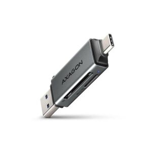 Axagon CRE-DAC Mobil Kártyaolvasó - USB-C/USB-A, SD/microSD 135180118 - Kártyaolvasó