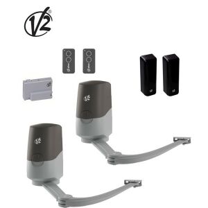 VIDUE KLZORUS224V 24 Vdc-s csuklókaros szárnyaskapu mozgató szett 2 x 2,8 m-s szárny méretig 135182477 - Kapunyitó rendszer