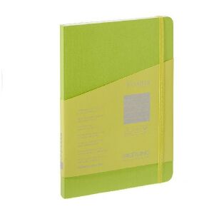 Fabriano Ecoqua Plus A5 80 lapos világoszöld vonalas notesz 135185067 - Notesz & Jegyzetfüzet