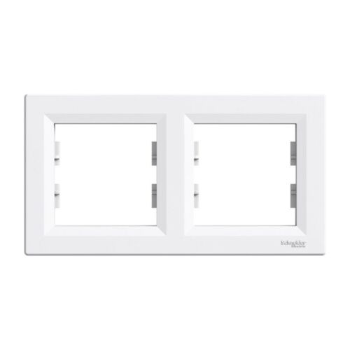 Schneider EPH5800221 ASFORA Vízszintes, fehér 2-es keret 135186676
