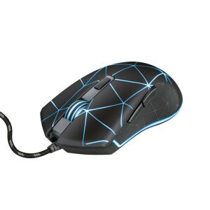 Trust GXT 133 Locx Gamer Egér - Fekete, LED, 800-4000 DPI 135188349 - Trust