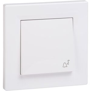 Schneider EPH0800221 ASFORA csengő - IP44 fehér egypólusú nyomó 135190833 - Schneider Villanykapcsoló