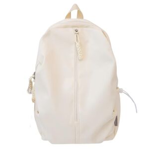 Plecak studencki Dollcini - lekki, praktyczny i stylowy do szkoły i na zajęcia rekreacyjne, biały