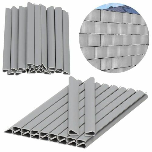 Springos 20 db-os Rögzítőkapcsok kerítésszalaghoz, 19cm - Világosszürke